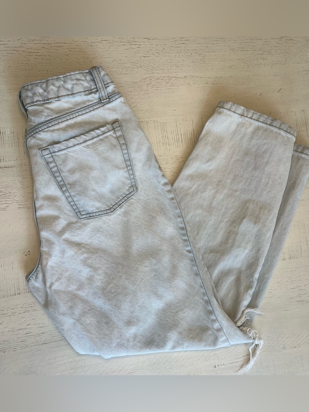 wild fable Light Blue High-Rise Dad Jeans